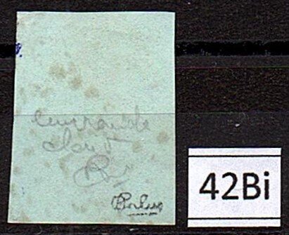 France - Emission of Bordeaux - 1870 - No. 42Bi, 5 c. light emerald green report 2, nice margins, superb. #1.0