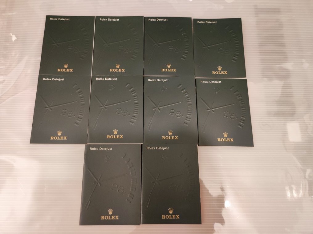 Rolex - 10 x Datejust Booklet #1.0