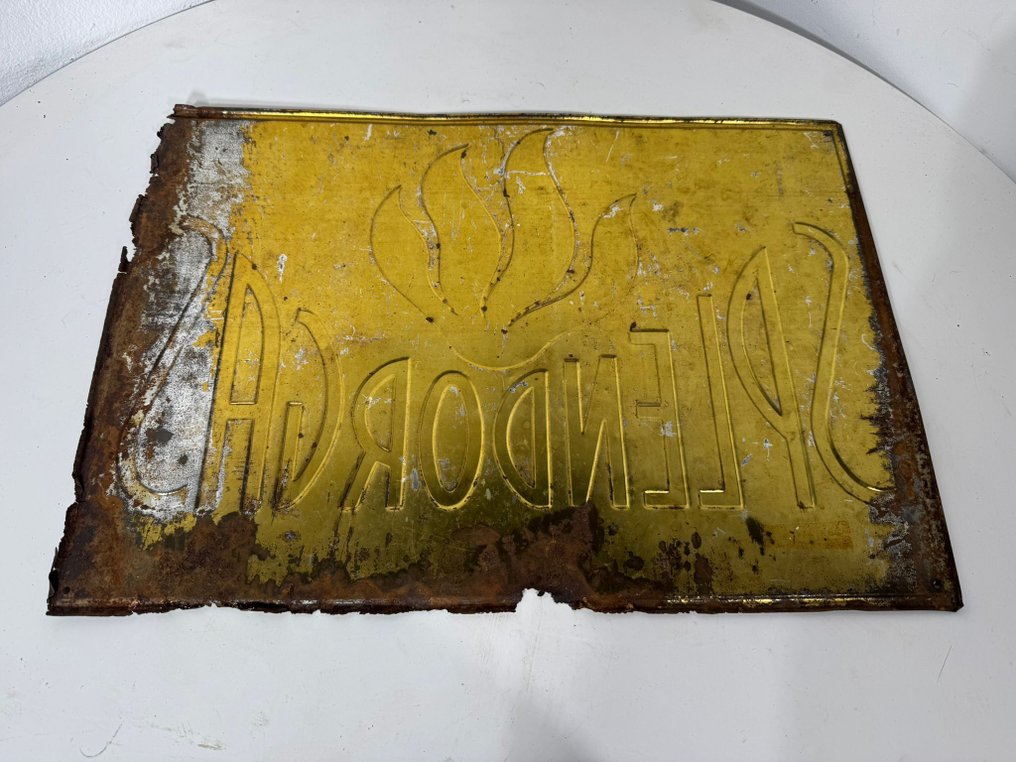 SPLENDORGAS - Reclamebord - Metaal #4.3