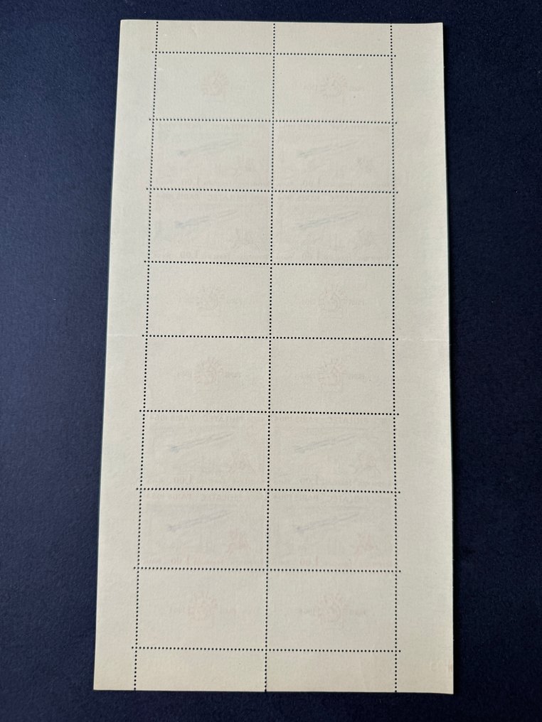 法国  - Yvert 6c 'PHILATEC' 邮票块，带有日期角，状态为全新** - TB #2.1