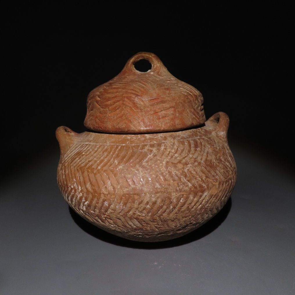 Μέση Ανατολή Κεραμικό Κανάτα με καπάκι. 3ος αιώνας π.Χ. Ύψος 14 εκ. #4.3