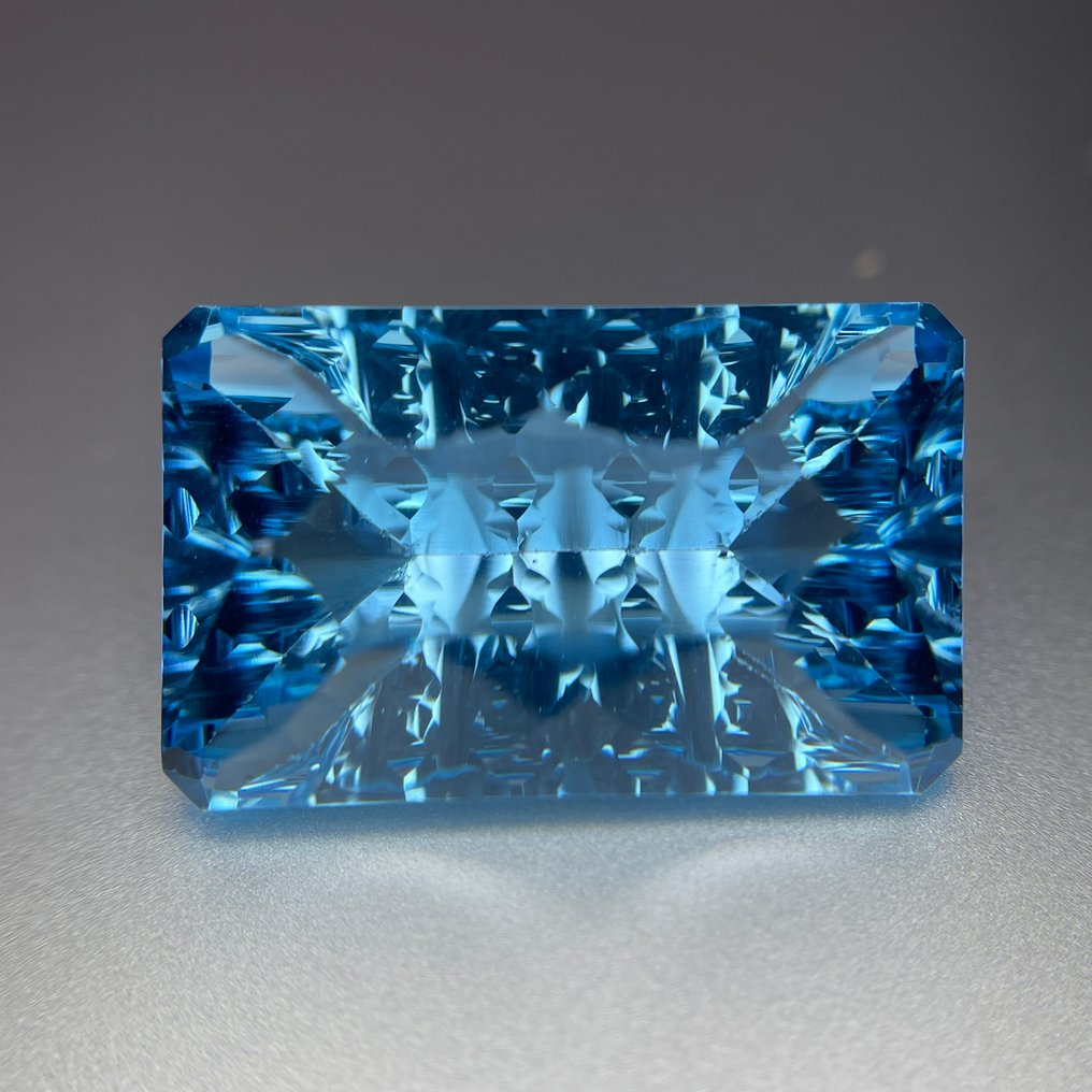 没有保留价 - 1 pcs  蓝色 黄宝石  - 33.39 ct - 国际有色宝石协会（ICA GemLab） - 激光切割 #1.0