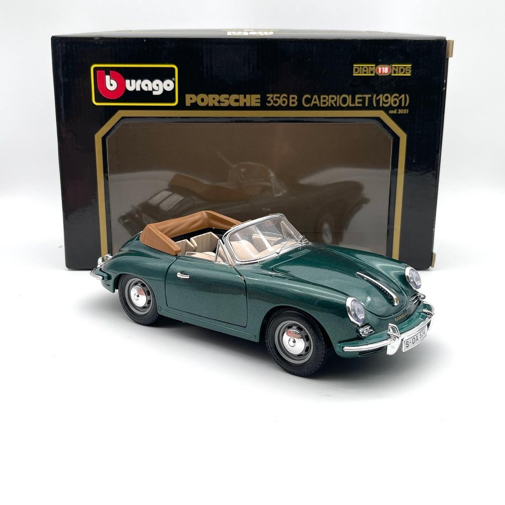 Bburago 1:18 - Modellauto - Porsche 356 B Cabriolet - 1961 #2.1