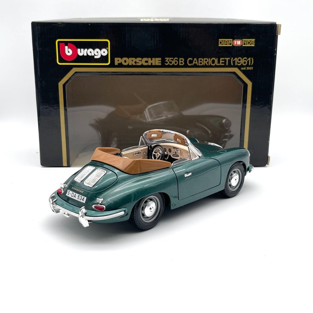 Bburago 1:18 - Modellauto - Porsche 356 B Cabriolet - 1961 #4.3