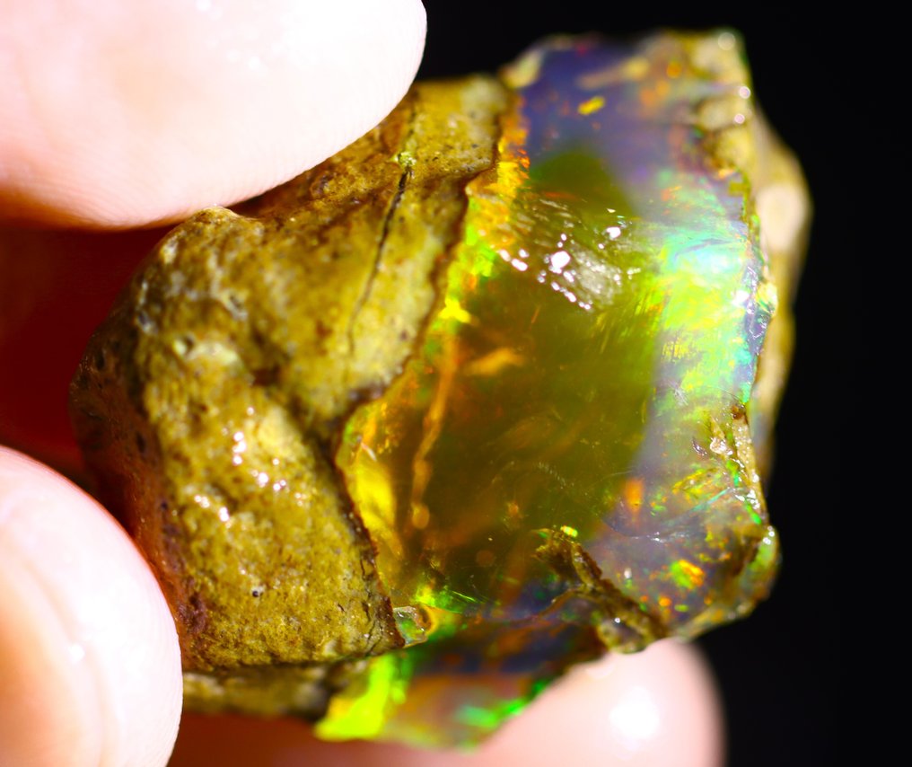 46.2 克拉 - 天然水晶欧泊 - 粗略 - 观看视频- 9.24 g #4.3