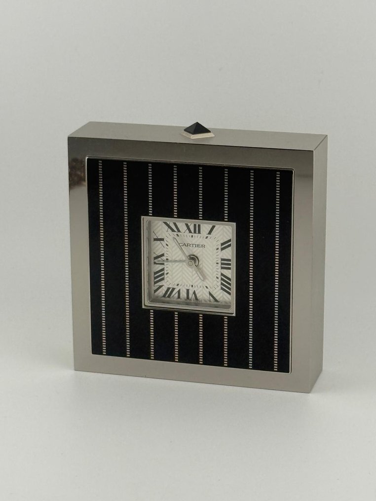 Alarm clock - cartier -   Steel, Enamel - 2010-2020 - Cartier alarm clock #1.0