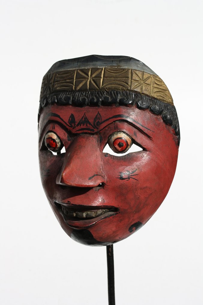 Java Mask - Wood - Indonesia - mid-20th century #1.0
