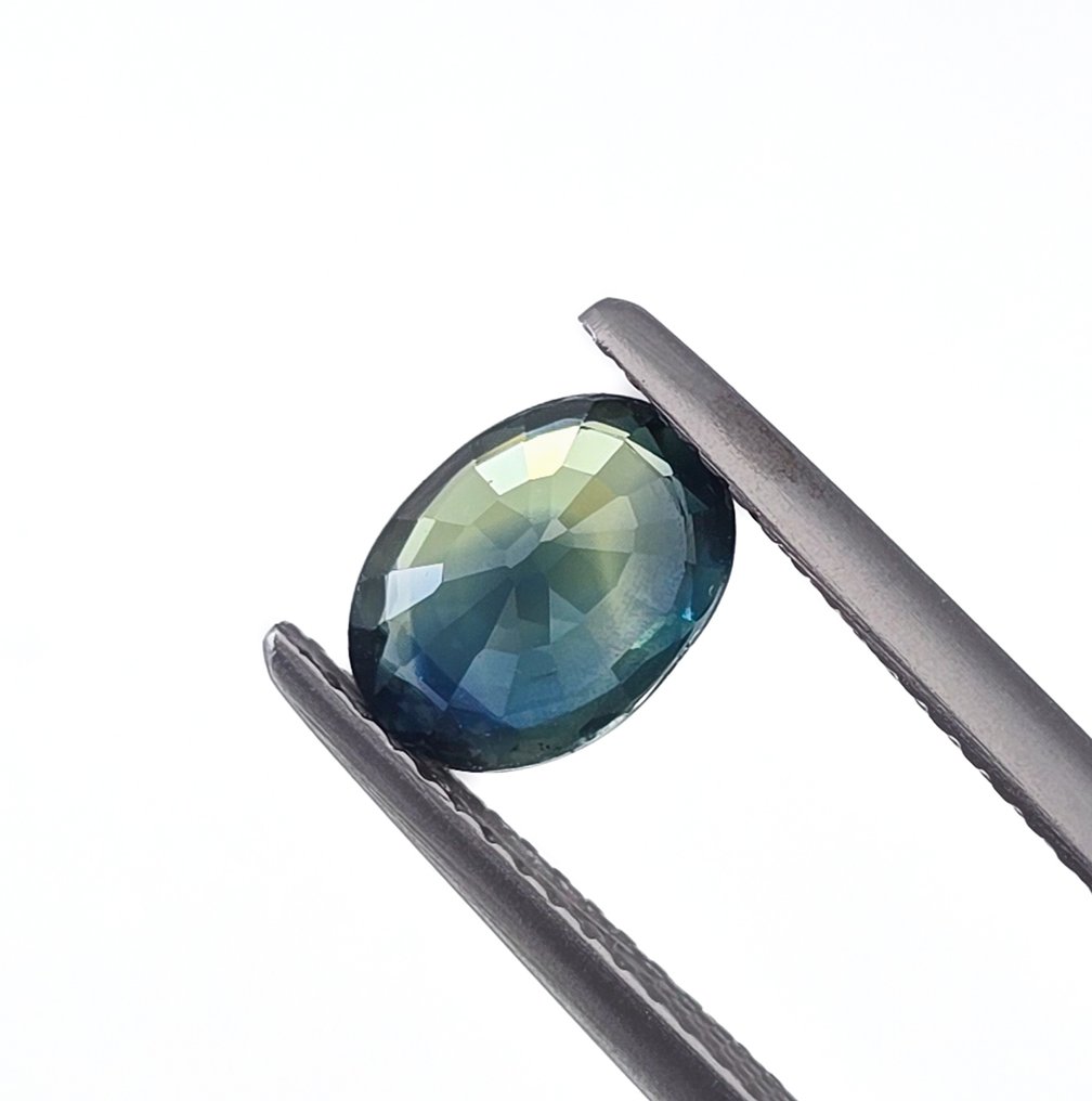 Fără preț de rezervă - 2 pcs  Albastru, Verde Safir  - 3.23 ct - Asociația internațională de pietre prețioase colorate (ICA GemLab) - 2 Piese Sappihire 3.23 #1.0