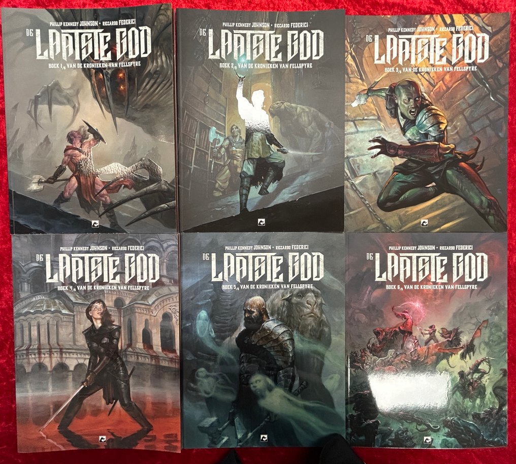 De laatste God 1 t/m 6 - De kronieken van Fellspyre - complete reeks SC - 6 Album - First edition - 2021 #1.0