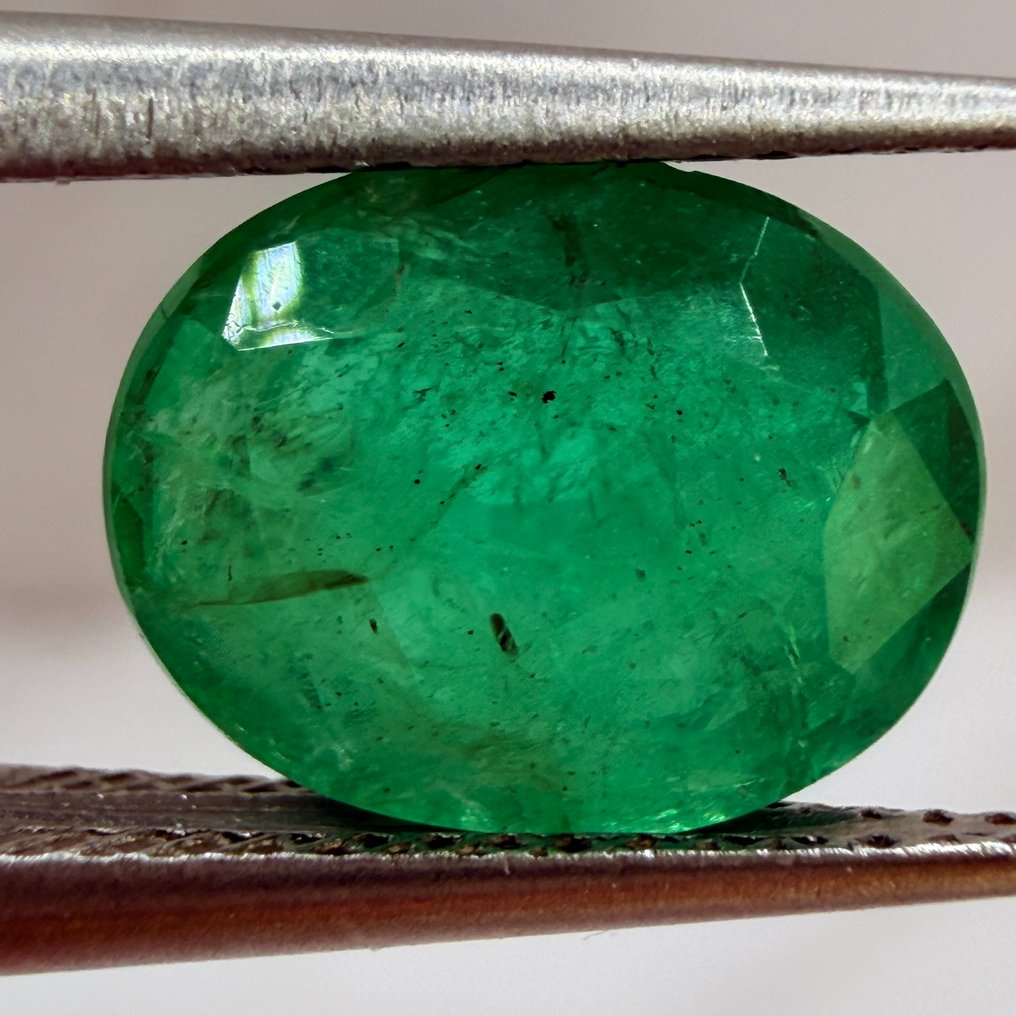 Zonder minimumprijs - 1 pcs Groen Smaragd - 2.14 ct - International Gemological Institute (IGI) - Natuurlijke smaragd #4.3