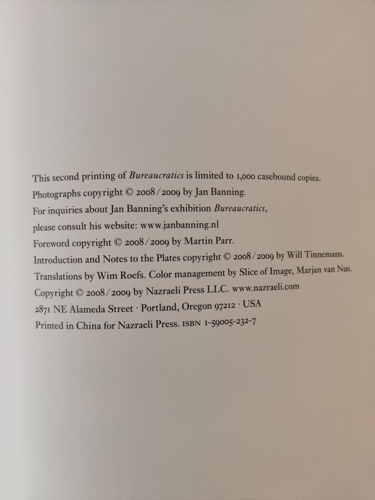 Jan Banning / Martin Parr - Bureaucratics - 2009 #4.3