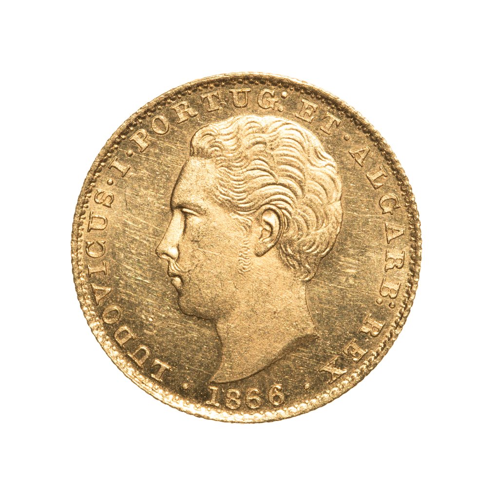 Portogallo. D. Luis I (1861-1889). 2000 Reis 1866 #1.0