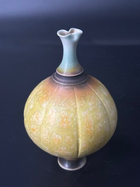 Geoffrey Swindell (1945) - Vase  - Porcelain - Flesvaasje #4.3
