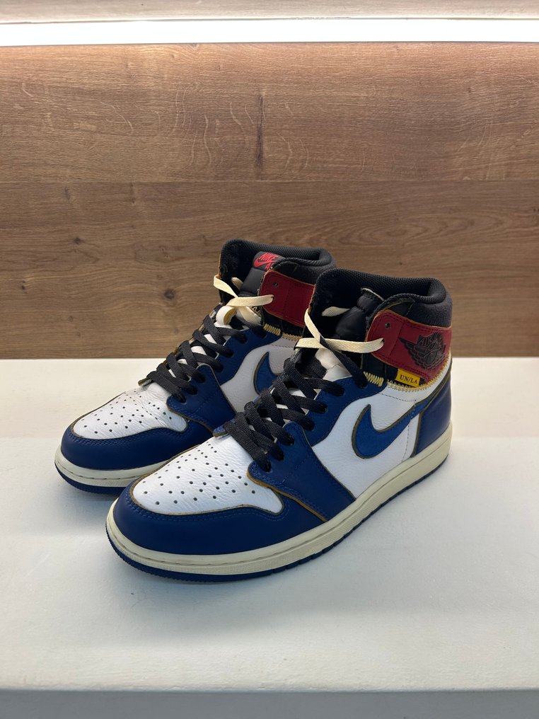 Air Jordan - Union x Jordan 1 Retro High LA Blue Storm - 運動鞋 - 尺寸: EU 43 #1.0
