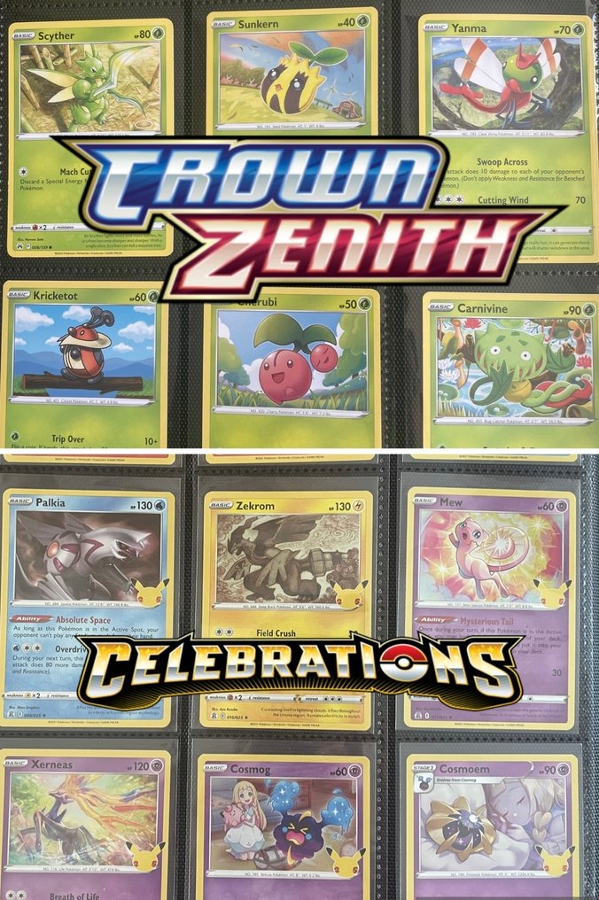 Pokémon - 2 Complete set - Sword & Shield - Celebrations, Crown Zenith #1.0
