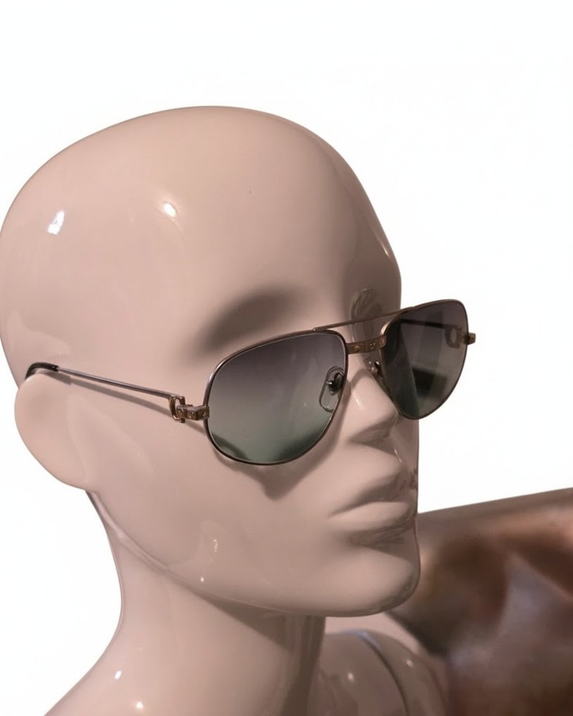 Cartier - CARTIER Romance Santos Palladium Fullset - Lunettes de vue #4.3