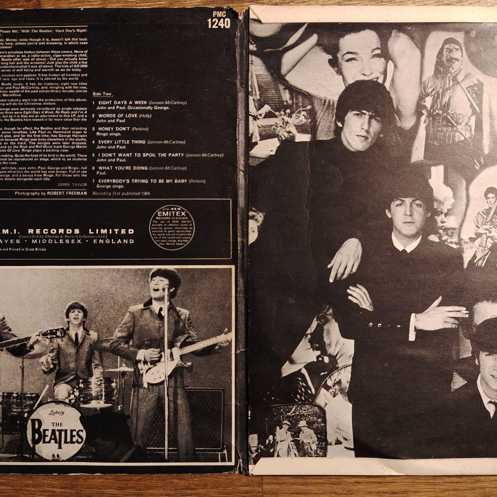 披頭四 - Beatles For Sale - 1st UK Gatefold Pressing - Original Inner Sleeve - LP 專輯(單個) - 單聲道 - 1964 #3.2