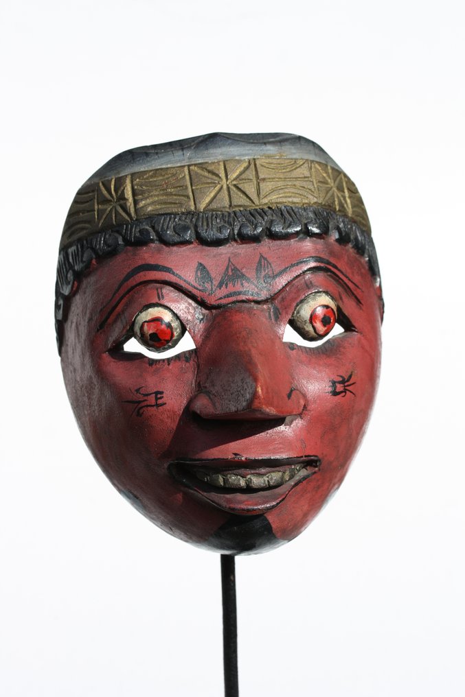 Java Mask - Wood - Indonesia - mid-20th century #1.0