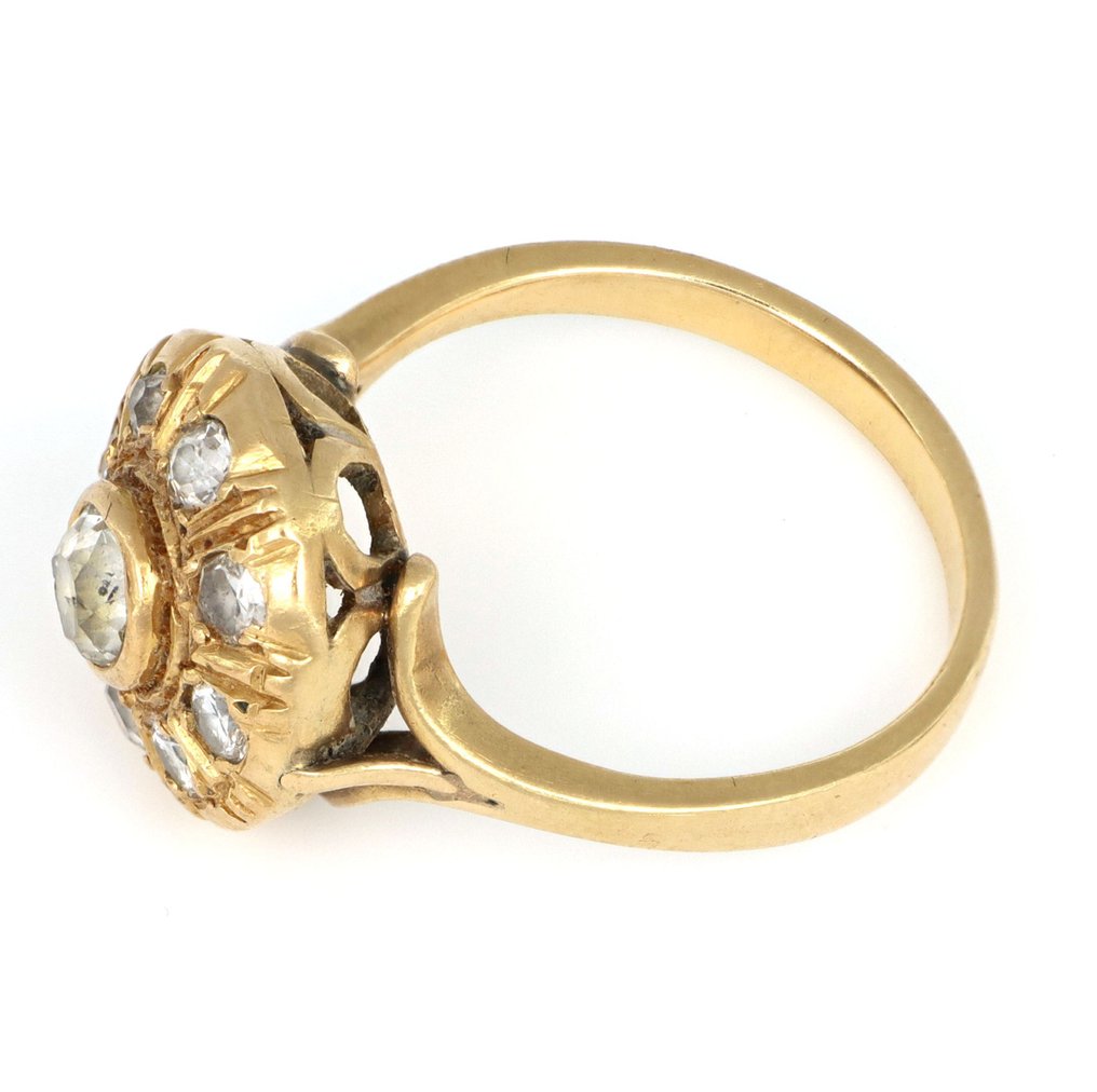 Nincs minimálár - Gyűrű - 18 kt. Sárga arany - 0.75ct. tw. Gyémánt (Természetes) #4.3