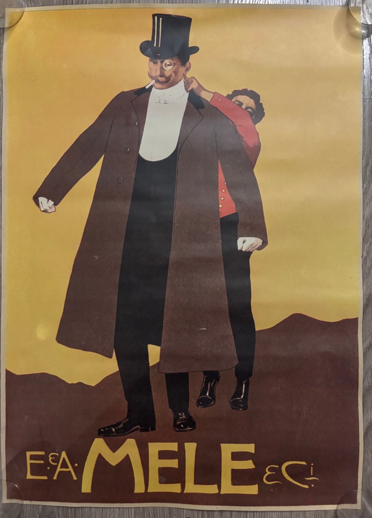 Leopoldo Metlicovitz - Mele Magazzini- Napoli - 1970-tallet #1.0