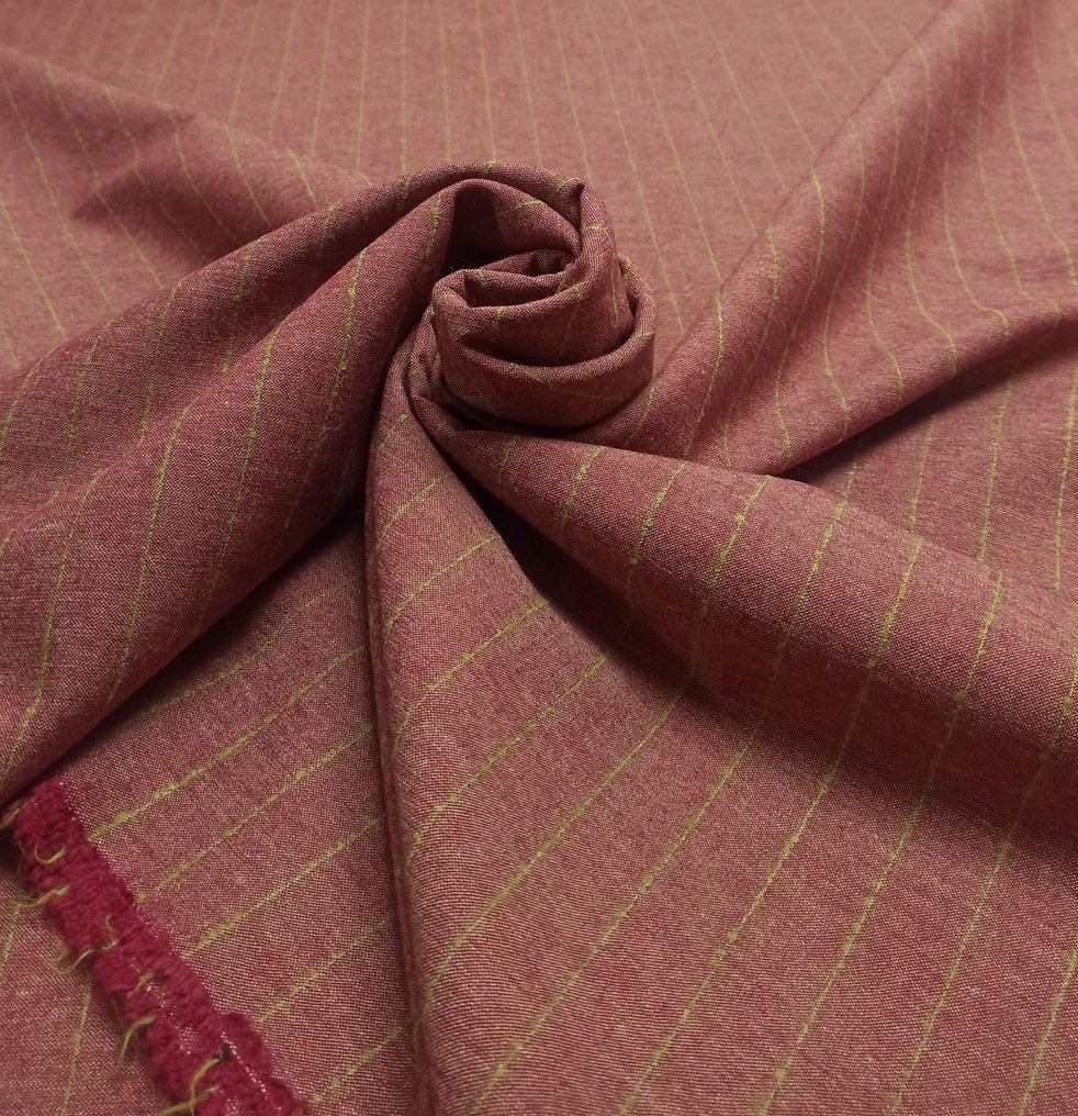 A327 - 600 x 145 cm - Pregiata pura lana vergine di altissima qualità - Tekstil  - 600 cm - 145 cm #1.0