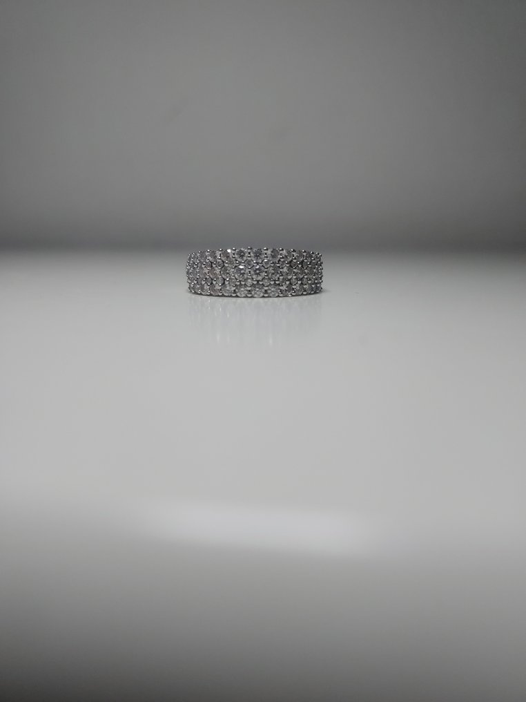 Forlovelsesring - 14 karat Gulguld - 1.01ct. tw. Diamant (Natur) #1.0