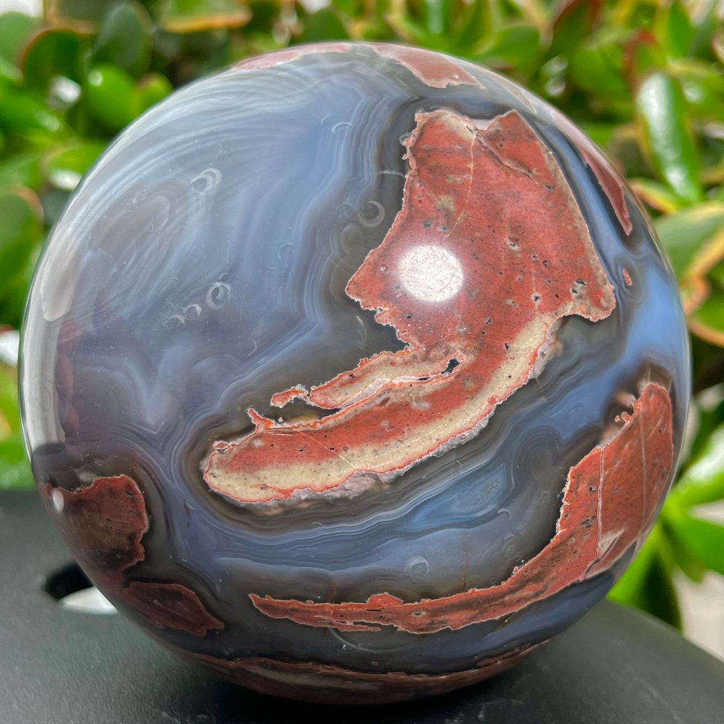 Agata Sfera di agata di alta qualità di grandi dimensioni - Altezza: 11.8 cm - Larghezza: 11.8 cm- 2208 g #4.3