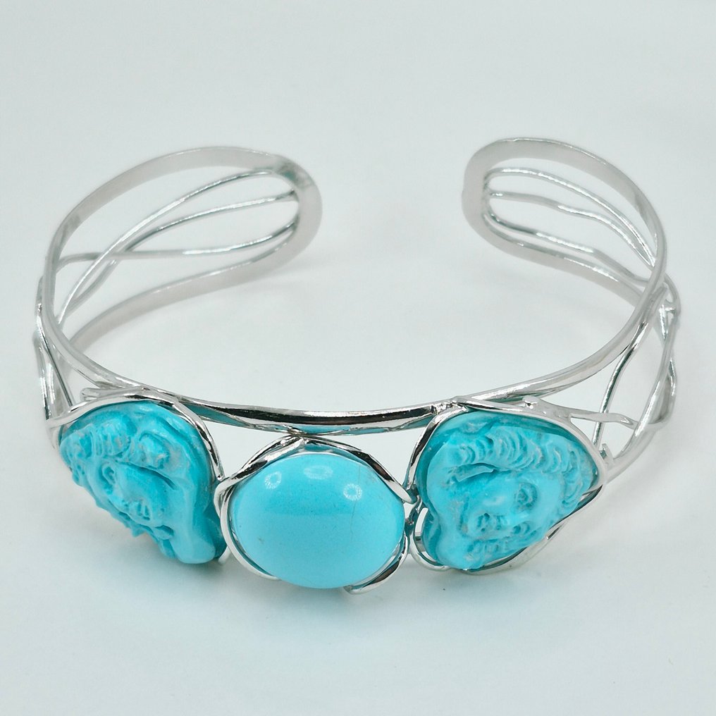 Turchese - Argento - Bracciale - TURCHESE AMERICANO #3.2