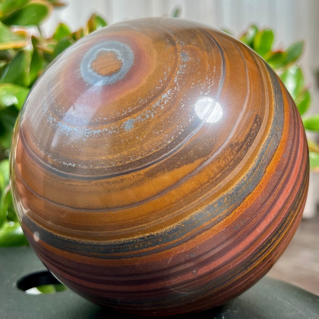 Tigeriron large AAA Tigeriron sphere - Height: 12.8 cm - Width: 12.8 cm- 3501 g #3.2