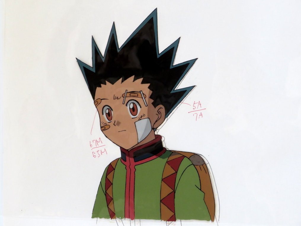 Yoshihiro Togashi - 1 Animation Cel ＆ Production Drawing - GON - HUNTER×HUNTER #2.1