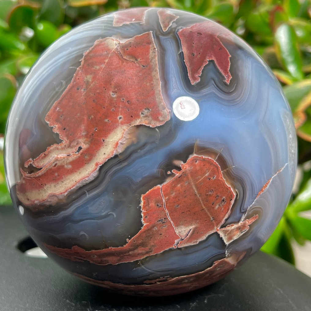 Agata Sfera di agata di alta qualità di grandi dimensioni - Altezza: 11.8 cm - Larghezza: 11.8 cm- 2208 g #3.2