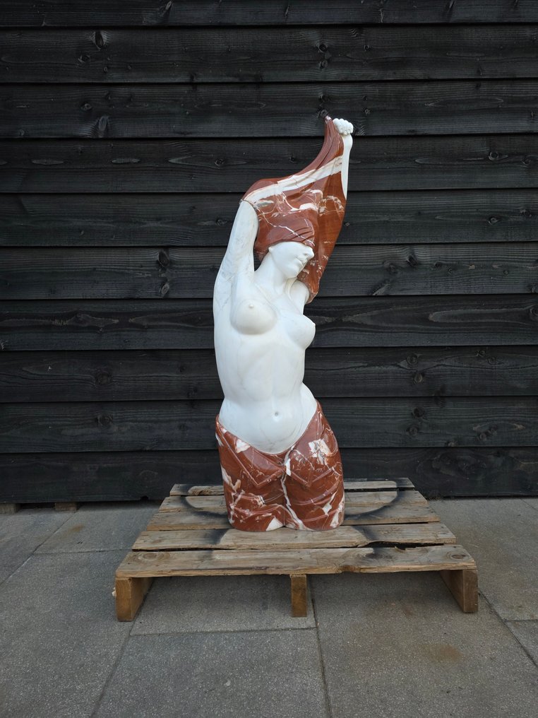 Skulptur, XL Marble Lady - 112.5 cm - Marmor #3.2