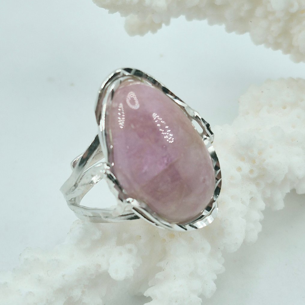 Argento - Anello - KUNZITE #1.0