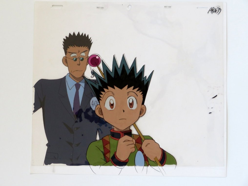Yoshihiro Togashi - 1 Zestaw 2cel ＆ 2Animation - GON & LEORIO - HUNTER×HUNTER #1.0