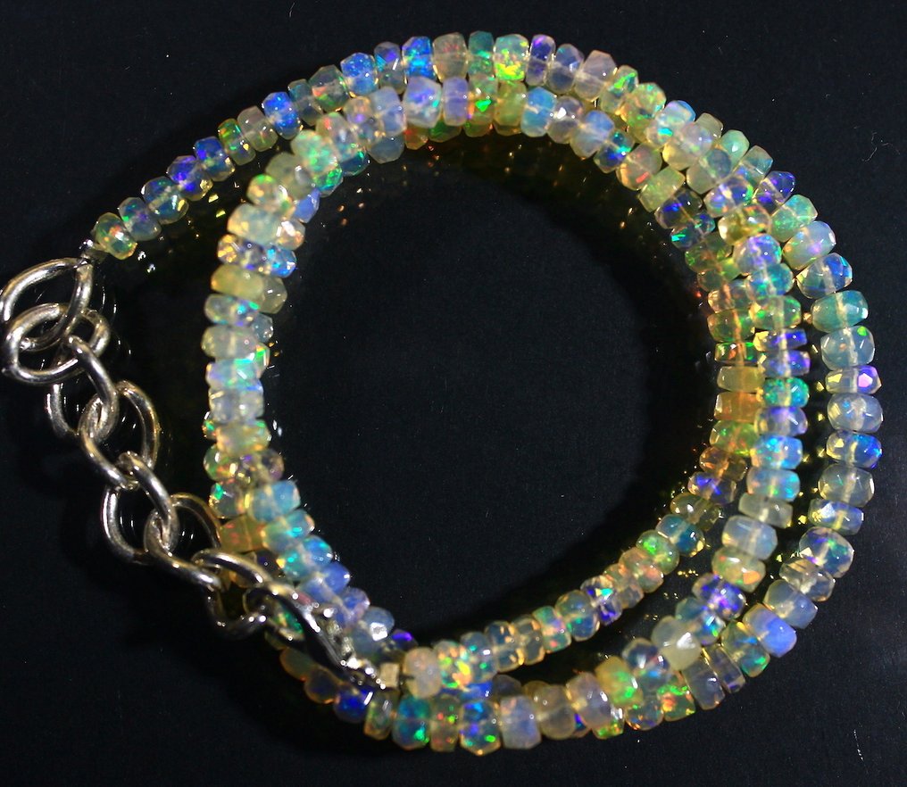 ΔΩΡΕΑΝ ΑΠΟΣΤΟΛΗ Ct. 53.40 Ethiopian Opal Χάντρες- 10.68 g #1.0