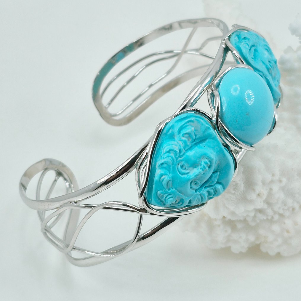 Turchese - Argento - Bracciale - TURCHESE AMERICANO #2.1