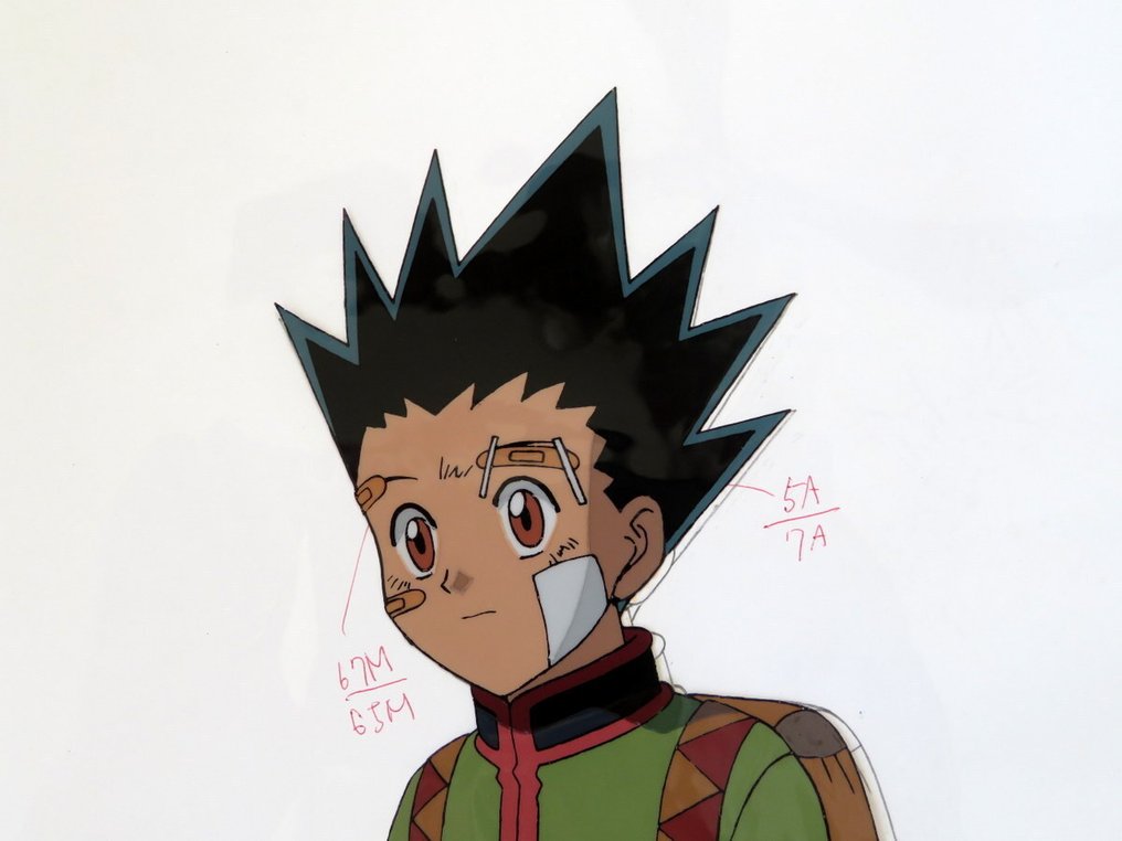 Yoshihiro Togashi - 1 Animation Cel ＆ Production Drawing - GON - HUNTER×HUNTER #1.0