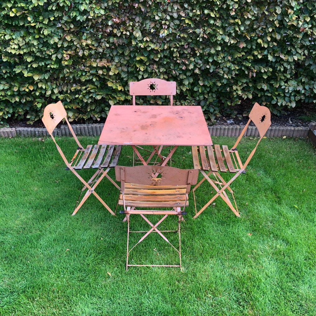 户外家具套装 (5) - 熟铁 - 餐厅套装“IL SOLE” #2.1