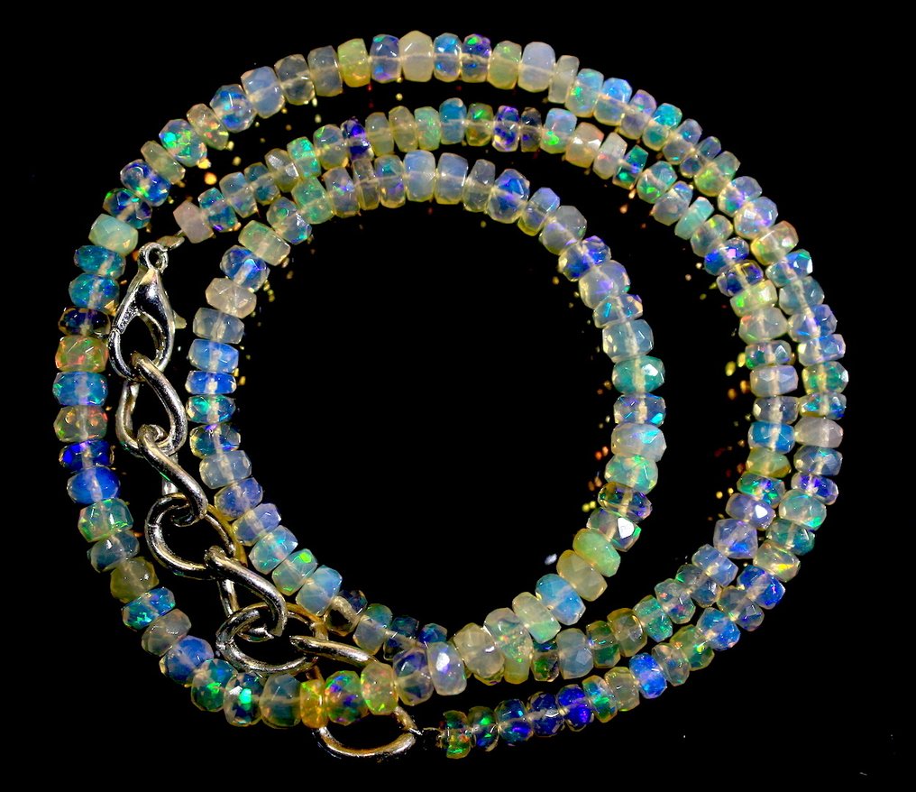 ΔΩΡΕΑΝ ΑΠΟΣΤΟΛΗ Ct. 53.40 Ethiopian Opal Χάντρες- 10.68 g #1.0