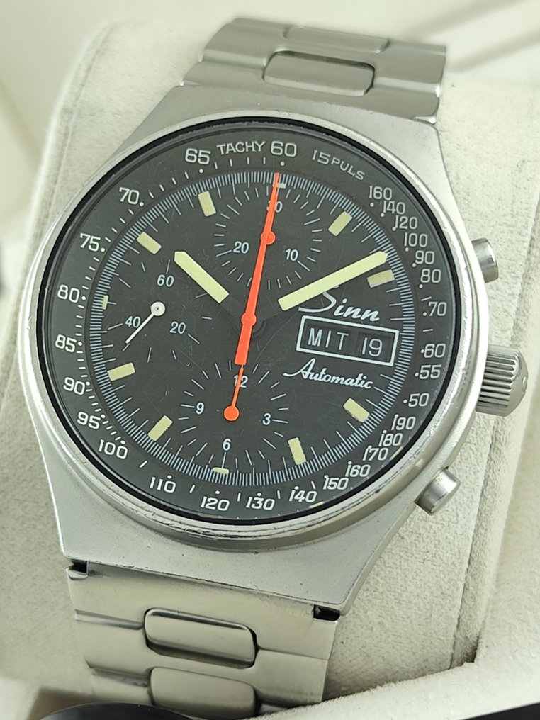 Sinn - Automatic Chronograph Black Style - Men - 1970-1979  #4.3