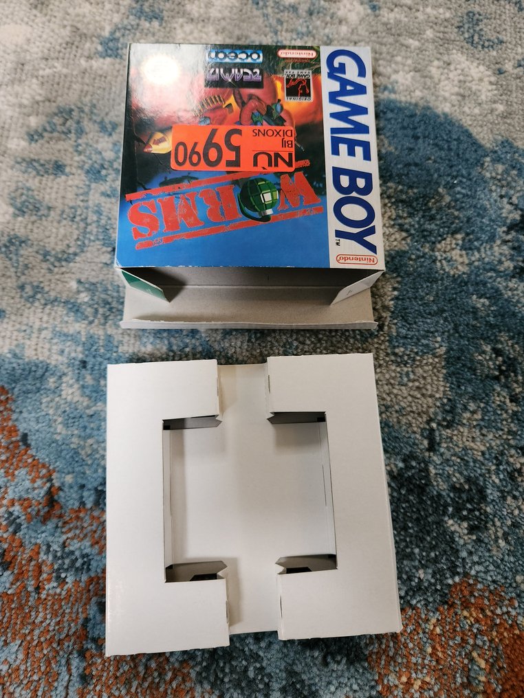 Nintendo - Gameboy Classic - Worms UKV - Empty Box Only - Videogame #4.3