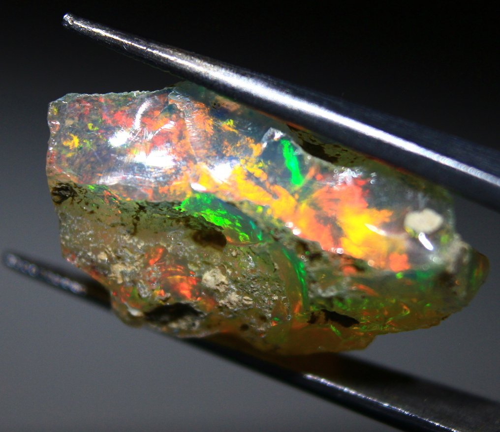 FREE SHIPPING Ct. 10.60 Ethiopian Opal Rough - Altezza: 22 mm - Larghezza: 13 mm- 2.12 g #1.0