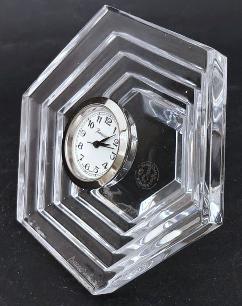 桌鐘和座鐘 - Baccarat -   水晶 - 1970-1980, 1980-1990 - 完整套装（含盒子和证书） #1.0