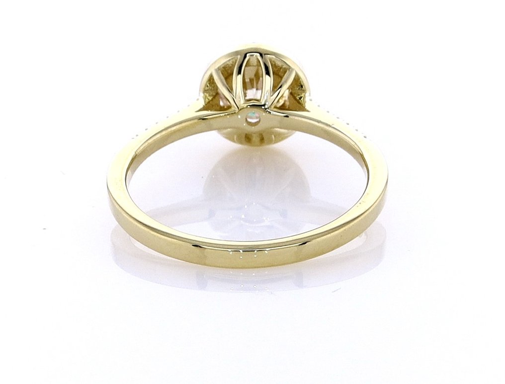 戒指 - 14 克拉 黃金 -  1.35ct. tw. 鉆石 (天然彩色) - 鉆石 #4.3