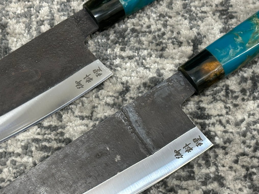 厨刀 - 日本菜刀 - 高级日本钢大刀——专业厨房刀具 - 日本钢 & 符合人体工学的手柄 - 日本 - 厨师最爱 #1.0