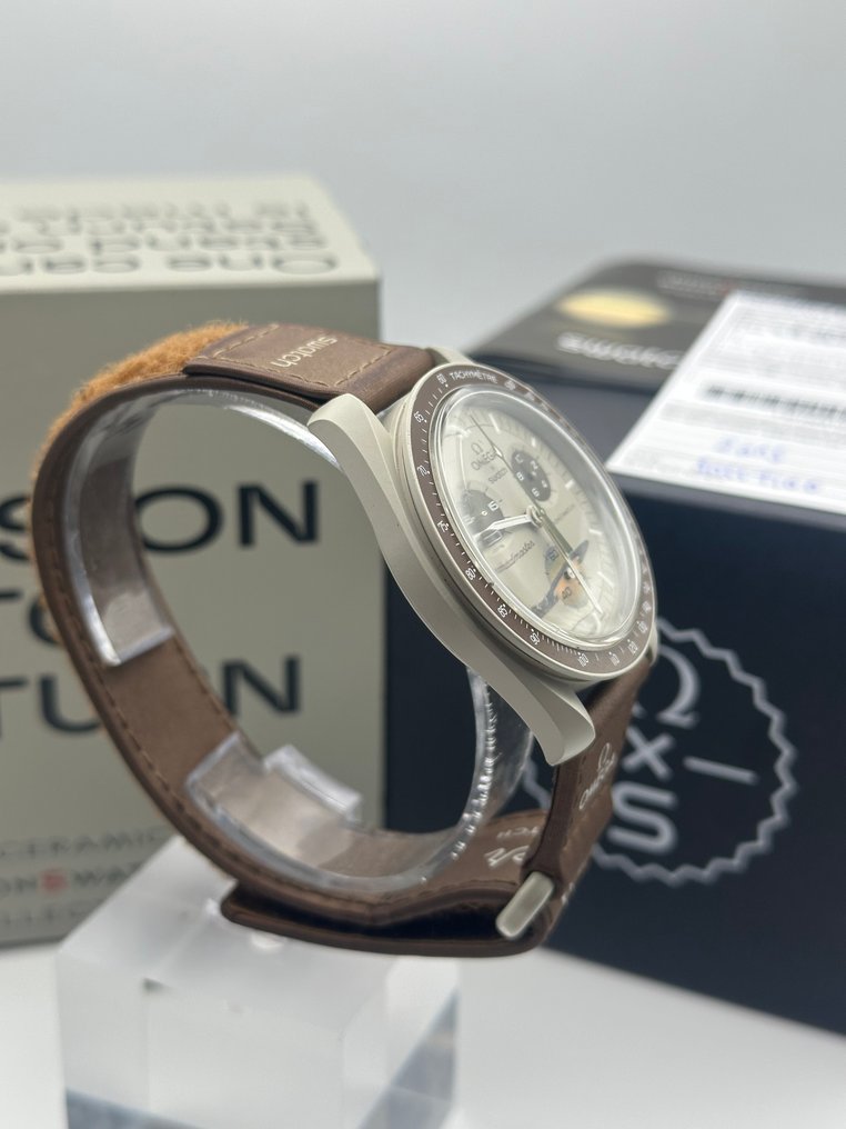 Omega x Swatch - MoonSwatch - Mission to Saturn - Nincs minimálár - SO33T100 - Uniszex - 2020+  #3.2