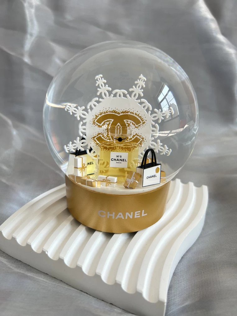 圣诞树装饰品 Chanel - 香奈儿圣诞水晶球 - 玻璃 #1.0
