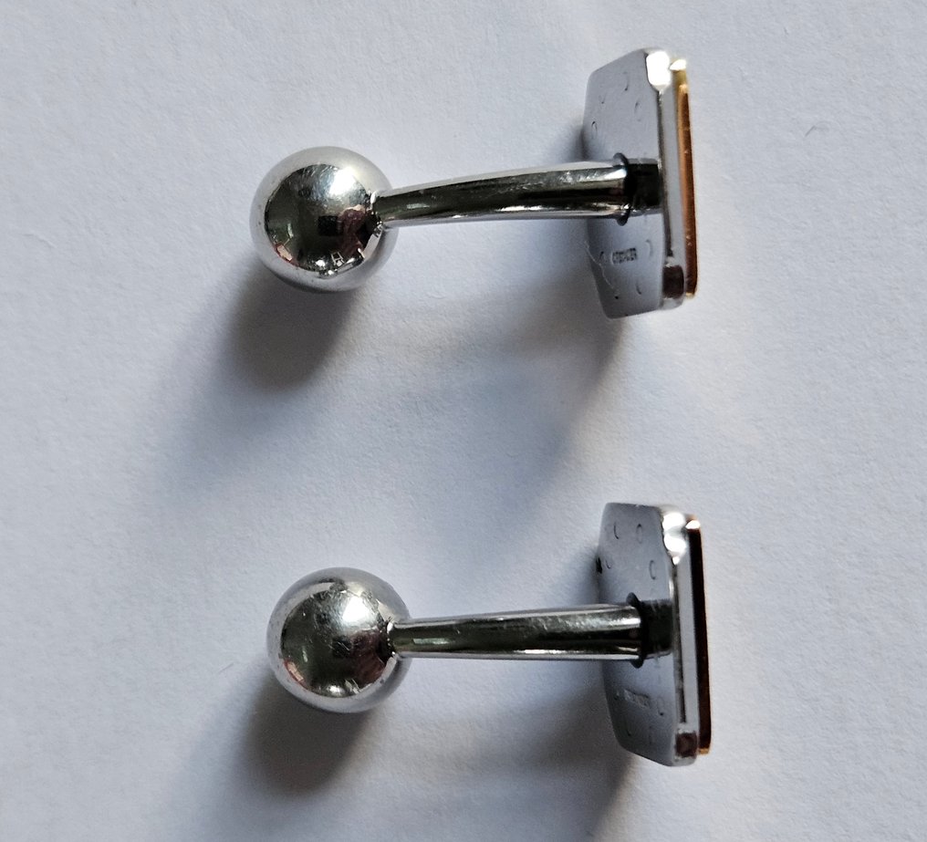 Cartier - Μανικετόκουμπα - Santos de Cartier - 18 καράτια Κίτρινο χρυσό, Χάλυβας - Santos Dumont #3.2