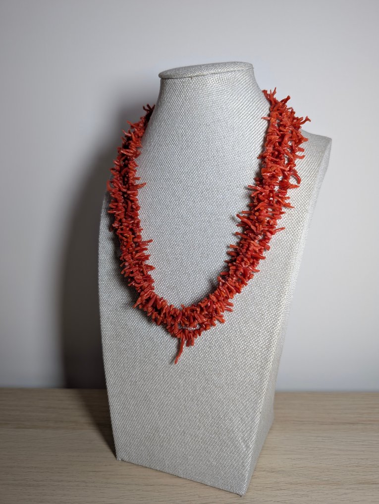 珊瑚 - 黄铜色 - 项链 #2.1