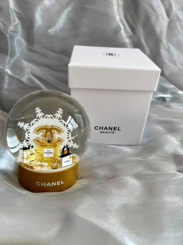 圣诞树装饰品 Chanel - 香奈儿圣诞水晶球 - 玻璃 #4.3